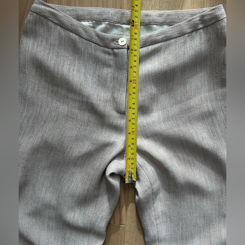 Vintage Bloomingdale’s Women’s Dress Pants Herringbone Straight Leg - Picture 7 of 7